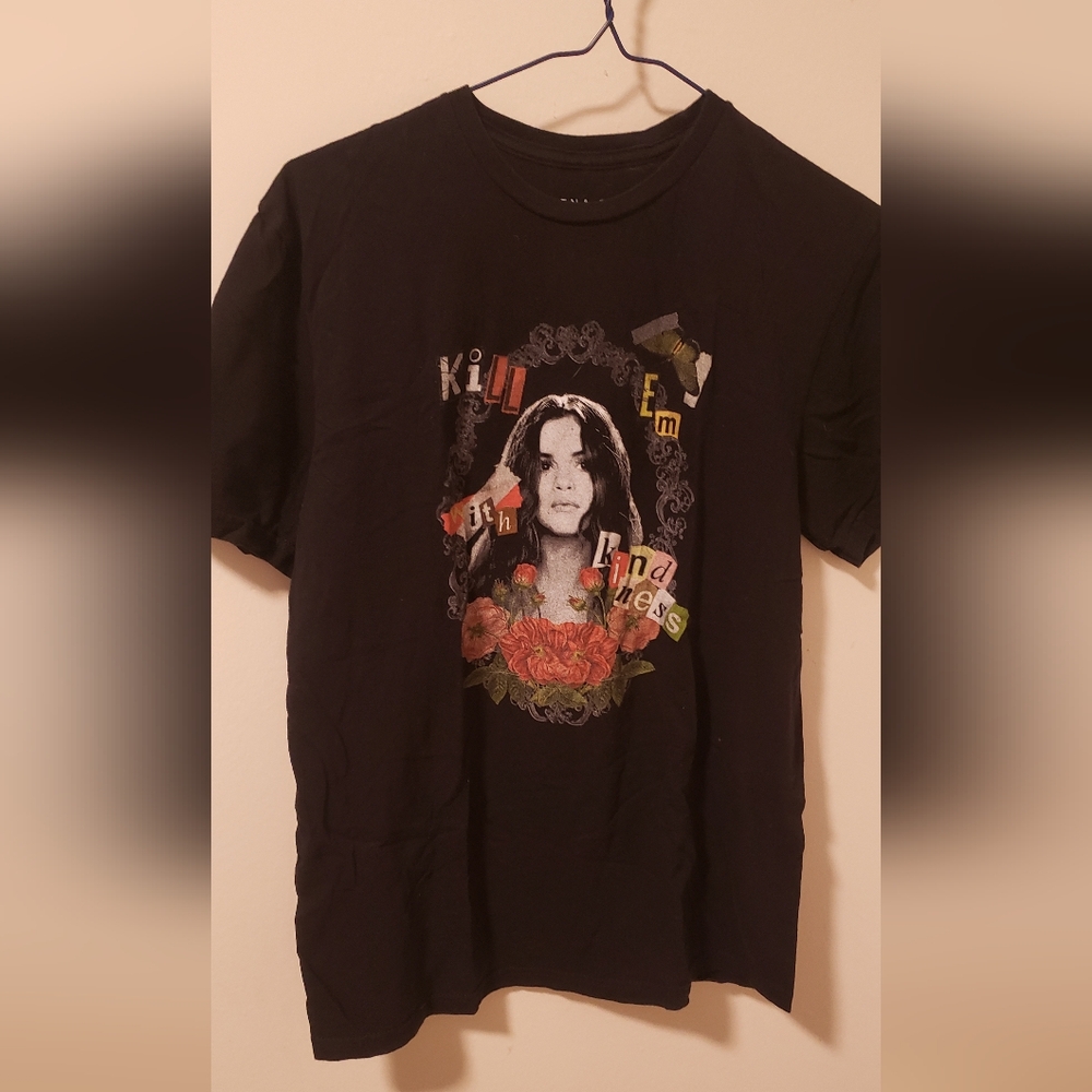 Selena Gomez Black T-Shirt